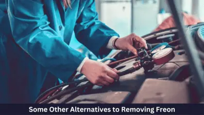 how to remove freon from car with vacuum pump