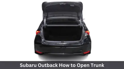 subaru outback trunk wont open