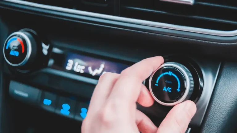 air conditioner only works when car is moving