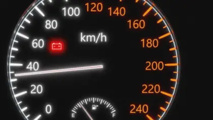 can you drive your car with the battery light on
