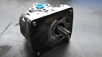 hydraulic pump rotation