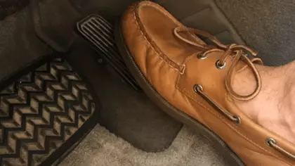 car slows down when foot off accelerator