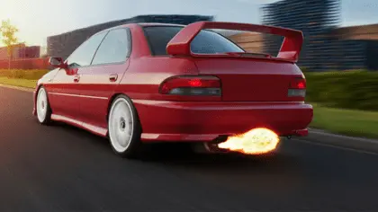 what cause a car to backfire