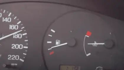 gas light on but tank is full